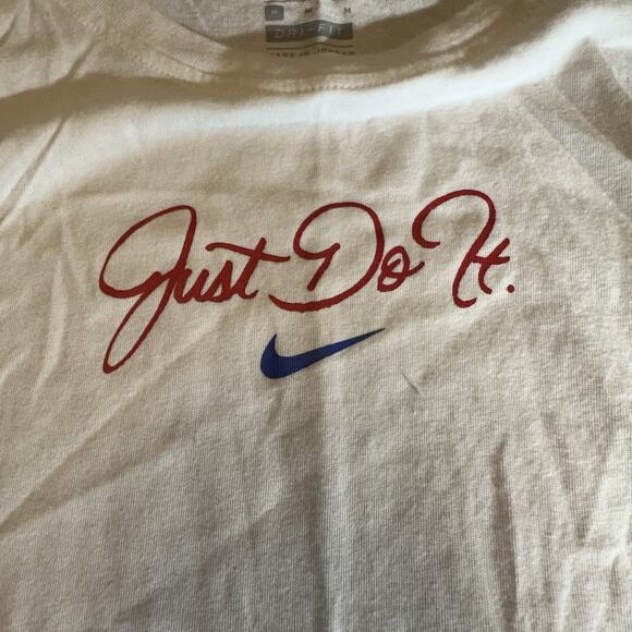 Nike White “Just Do It” Tank Top Size Medium - Picture 4 of 7